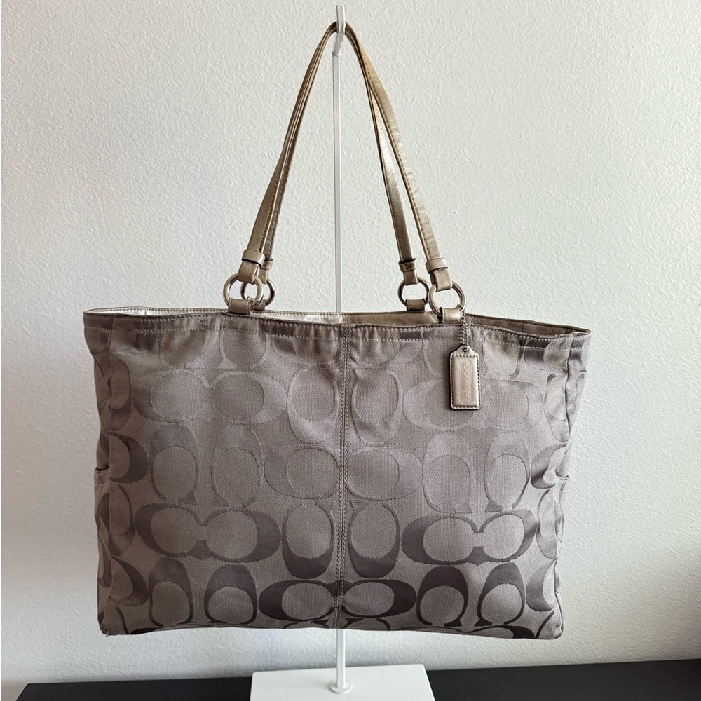 Coach 2011 Canvas Shoulder Tote Bag